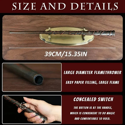 Fire-Breathing Magic Wand Toy – Role-Play Wizard Wand - Freshdropps
