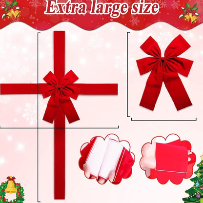 Christmas Door Hanging Bow Ribbon - Freshdropps