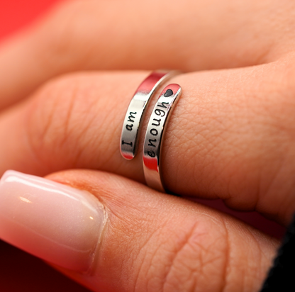 I Am Enough Ring - Freshdropps