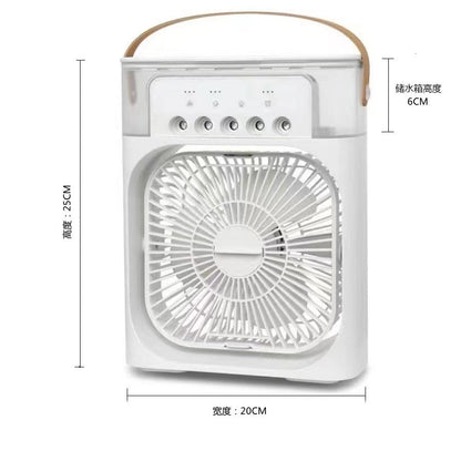 Portable 3-in-1 Air Cooler Fan – Mini AC for Room, Office & Car | Fast Cooling + Humidifier | Ships from USA 🇺🇸 | TikTok & Amazon Hot Seller! - Freshdropps
