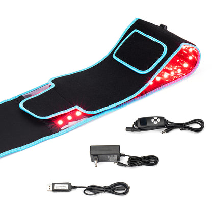 Red Light Therapy Heating Waist Belt – Infrared Pain Relief - Freshdropps