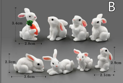 Mini Resin Animal Figurines – DIY Micro-Landscape Decor - Freshdropps