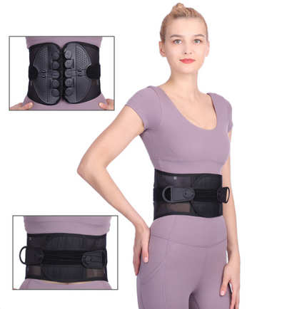 Double Pull Lumbar Support Belt – Adjustable Lower Back Brace - Freshdropps