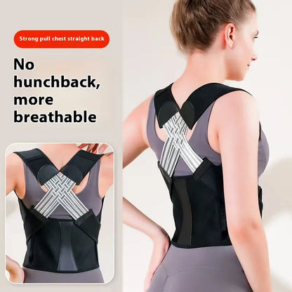 Back Posture Corrector Band – Breathable Invisible Support - Freshdropps