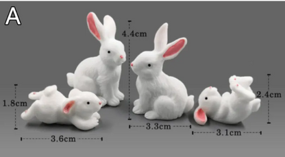 Mini Resin Animal Figurines – DIY Micro-Landscape Decor - Freshdropps