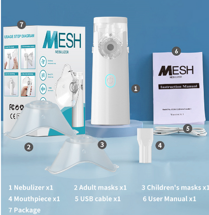 Portable Nebulizer Handheld Asthma Inhaler Device - Freshdropps