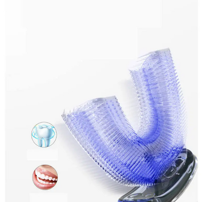 U-Shaped Ultrasonic Electric Toothbrush – 360° Automatic Cleaning - Freshdropps