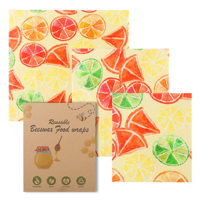 Cotton Beeswax Food Wraps – Reusable Fresh-Keeping Cloth Set - Freshdropps