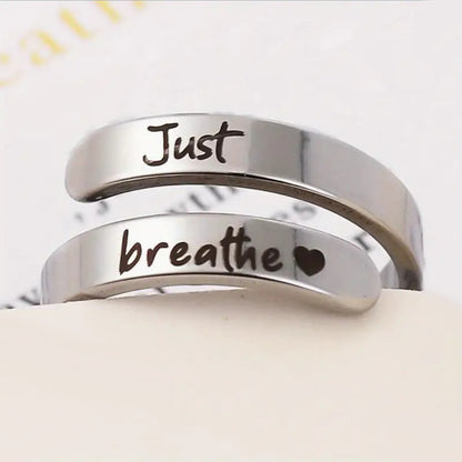 Silver Spiral Heart Ring - Freshdropps