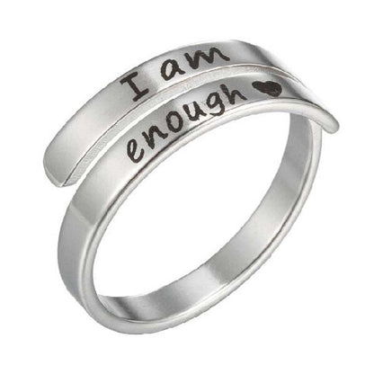 Retro Stainless Steel English Double Ring - Freshdropps