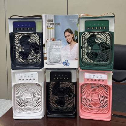 Portable 3-in-1 Air Cooler Fan – Mini AC for Room, Office & Car | Fast Cooling + Humidifier | Ships from USA 🇺🇸 | TikTok & Amazon Hot Seller! - Freshdropps