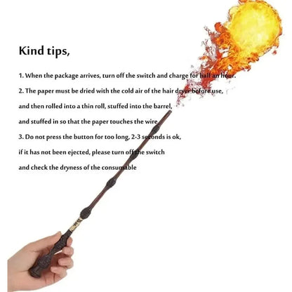 Fire-Breathing Magic Wand Toy – Role-Play Wizard Wand - Freshdropps