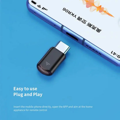 Smart IR Remote Control Adapter – USB-C & Micro USB Phone Add-On - Freshdropps