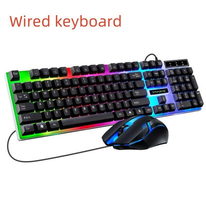 RGB Gaming Keyboard & Mouse Set – USB Wired for PC, Xbox, PS4 - Freshdropps