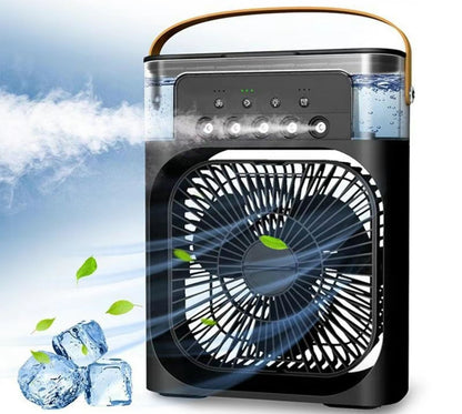 Portable 3-in-1 Air Cooler Fan – Mini AC for Room, Office & Car | Fast Cooling + Humidifier | Ships from USA 🇺🇸 | TikTok & Amazon Hot Seller! - Freshdropps