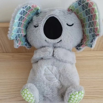Sound Machine Soothe 'n Snuggle Otter Portable Plush Baby Toy with Sensory Details Music Lights & Rhythmic Breathing Motion - Freshdropps