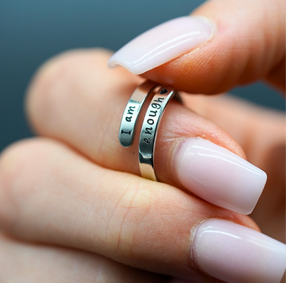 I Am Enough Ring - Freshdropps
