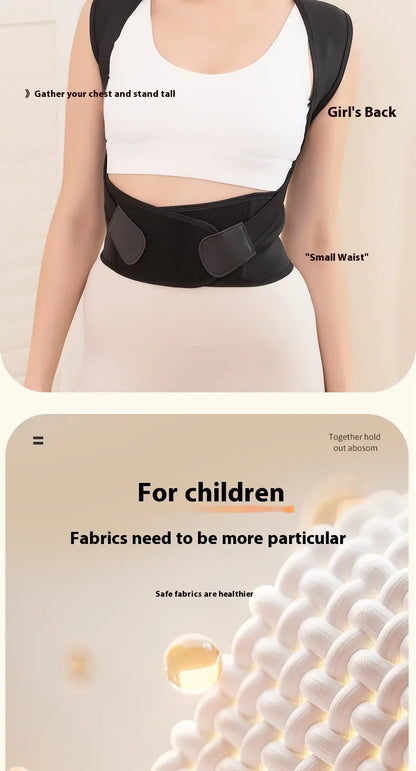 Back Posture Corrector Band – Breathable Invisible Support - Freshdropps