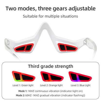 Wireless Eye Massager – Red Light Heat Compress for Eye Relief - Freshdropps