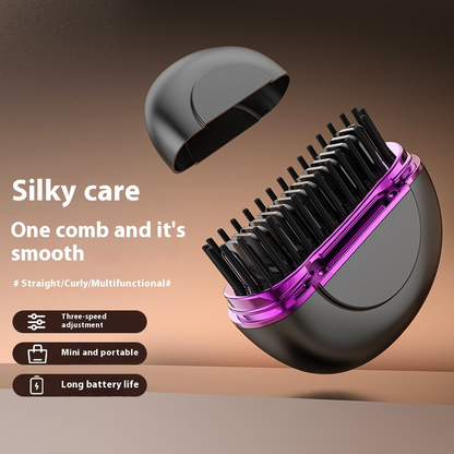 Portable Ceramic Hair Straightener – USB Rechargeable Mini Steam Iron - Freshdropps