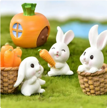 Mini Resin Animal Figurines – DIY Micro-Landscape Decor - Freshdropps