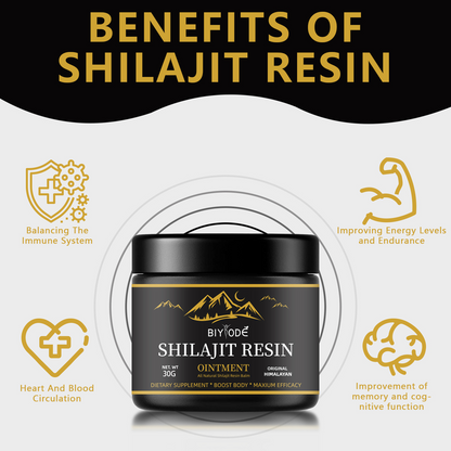 Natural Pure Shilajit Resin – 30g Mineral-Rich Wellness Supplement - Freshdropps