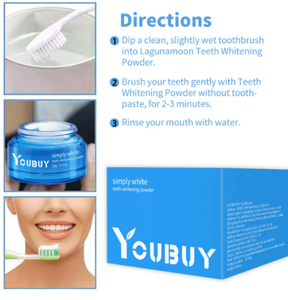 Teeth Whitening Brightening Powder - Freshdropps
