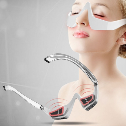 Wireless Eye Massager – Red Light Heat Compress for Eye Relief - Freshdropps