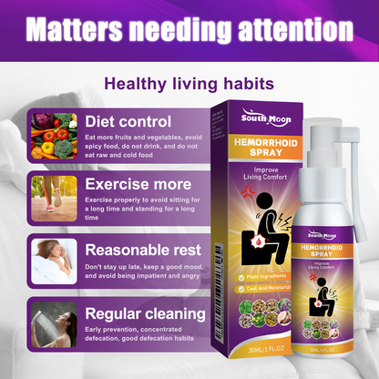 Herbal Hemorrhoid Relief Spray - Freshdropps