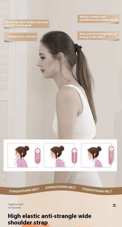 Back Posture Corrector Band – Breathable Invisible Support - Freshdropps