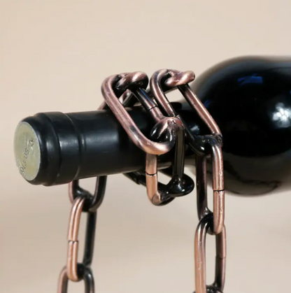 Magic Iron Chain Wine Bottle Holder - Freshdropps