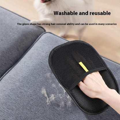 Pet Grooming Glove – Dual-Sided Hair Remover Mitt - Freshdropps