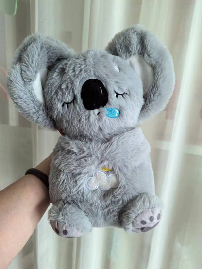 Sound Machine Soothe 'n Snuggle Otter Portable Plush Baby Toy with Sensory Details Music Lights & Rhythmic Breathing Motion - Freshdropps