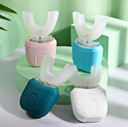 U-Shaped Ultrasonic Electric Toothbrush – 360° Automatic Cleaning - Freshdropps