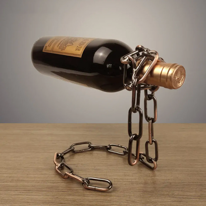 Magic Iron Chain Wine Bottle Holder - Freshdropps